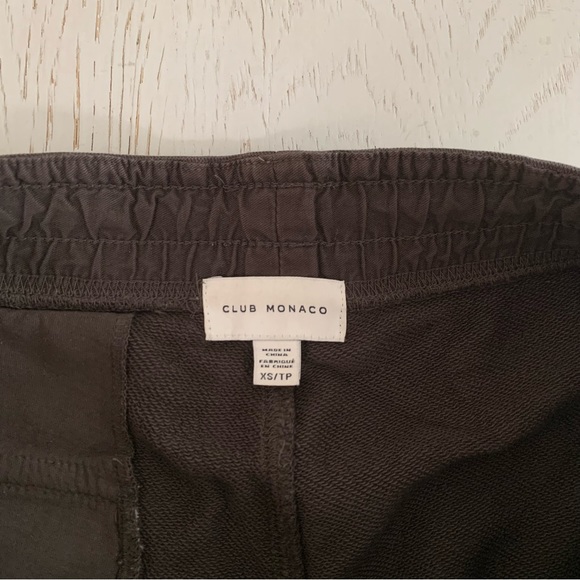 CLUB MONACO | TERRY FLEECE SWEATPANTS JOGGER TWILL POCKETS PANT UTILITY HYPE - Picture 12 of 12